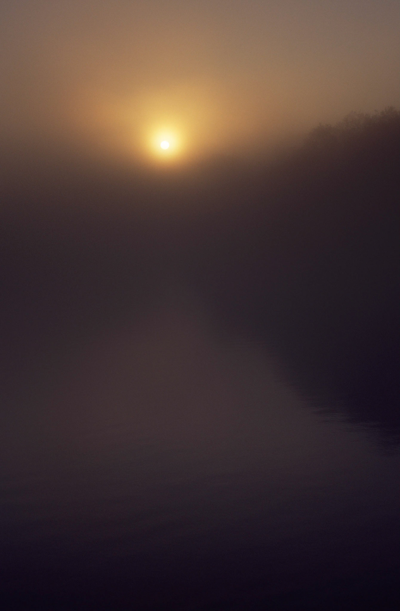 Summer Sunrise, Chattahoochee River (Retreating Darkness), Atlanta Georgia 2005