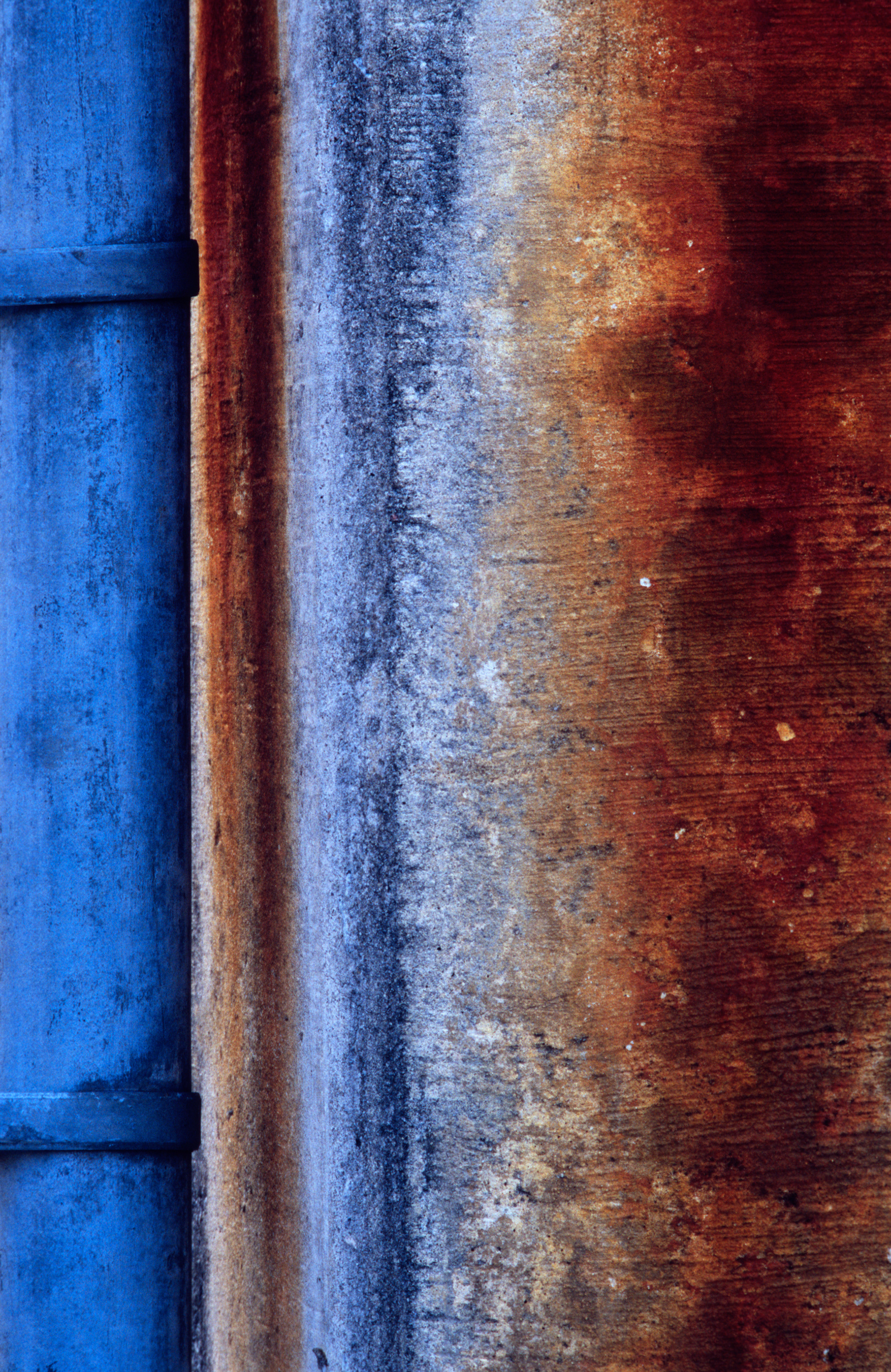 Rust and Concrete (Fence Post), Bennett Street, Atlanta Georgia