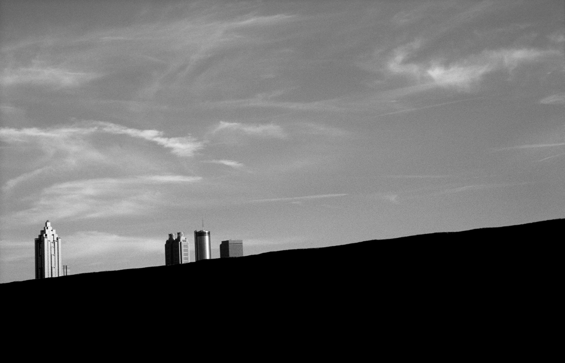 Isolated Skyline, Atlanta Georgia 1998