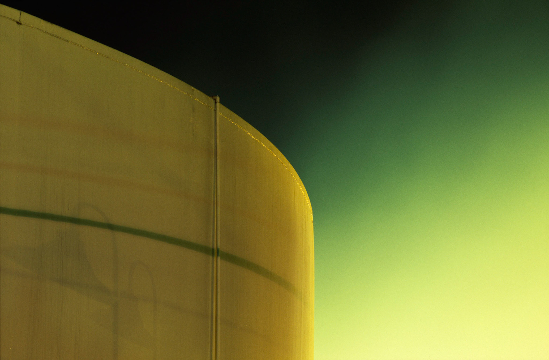 Storage Tank at Night, Gainesville Georgia, 1991