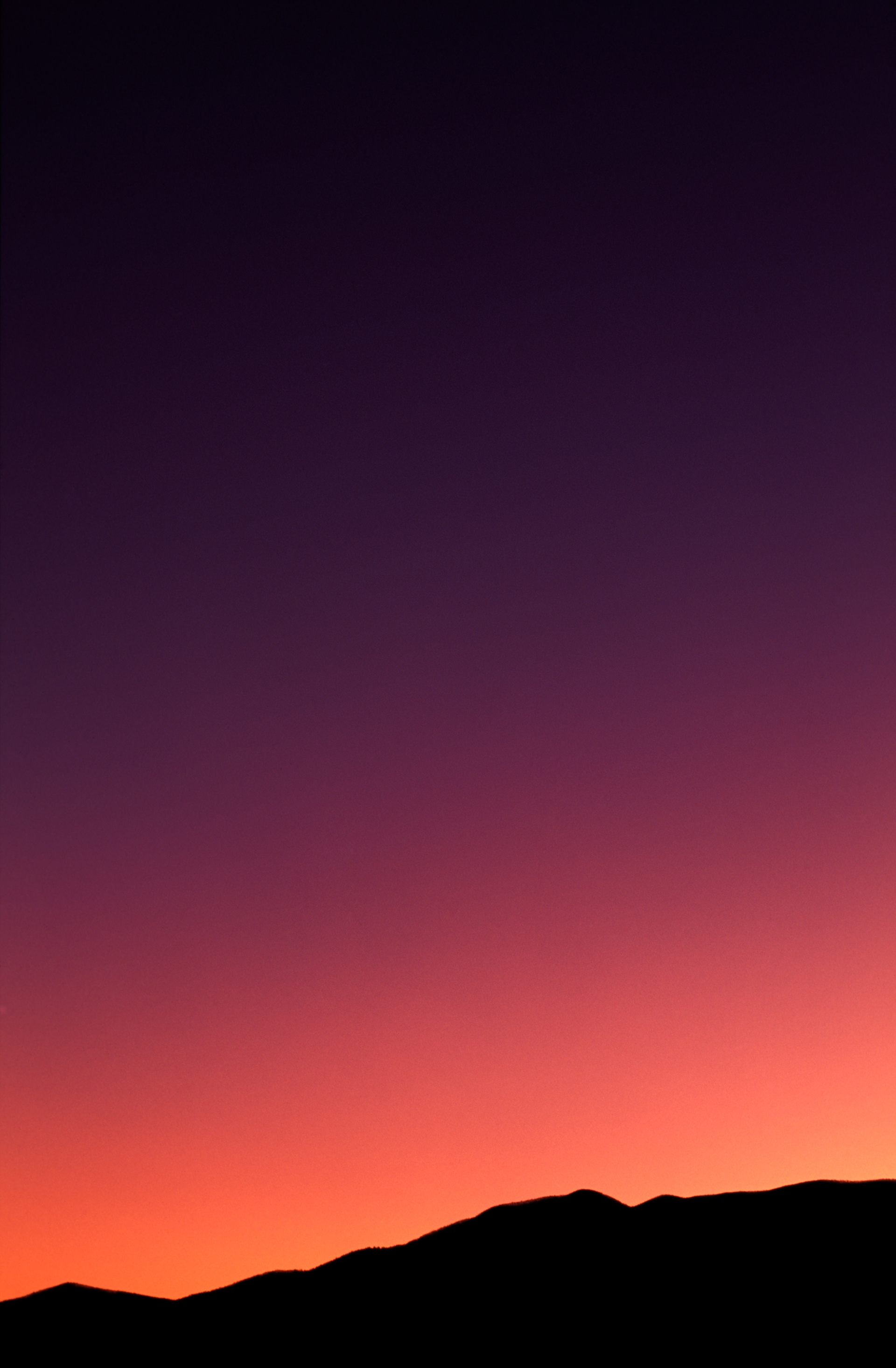 Mountain Range above Lake Ocoee, Tennessee