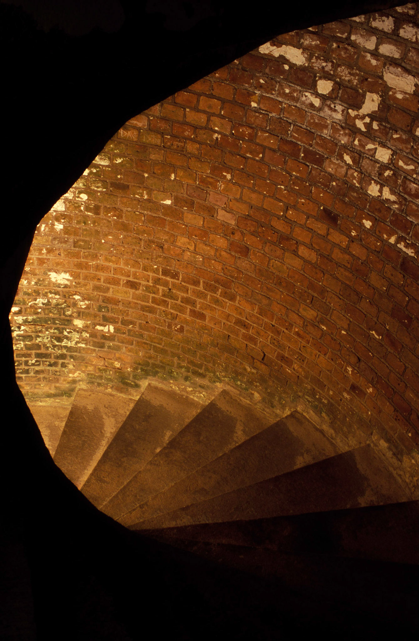 Interior Stairway, Northeast Bastion, Fort Jefferson, Garden Key, Florida 2006