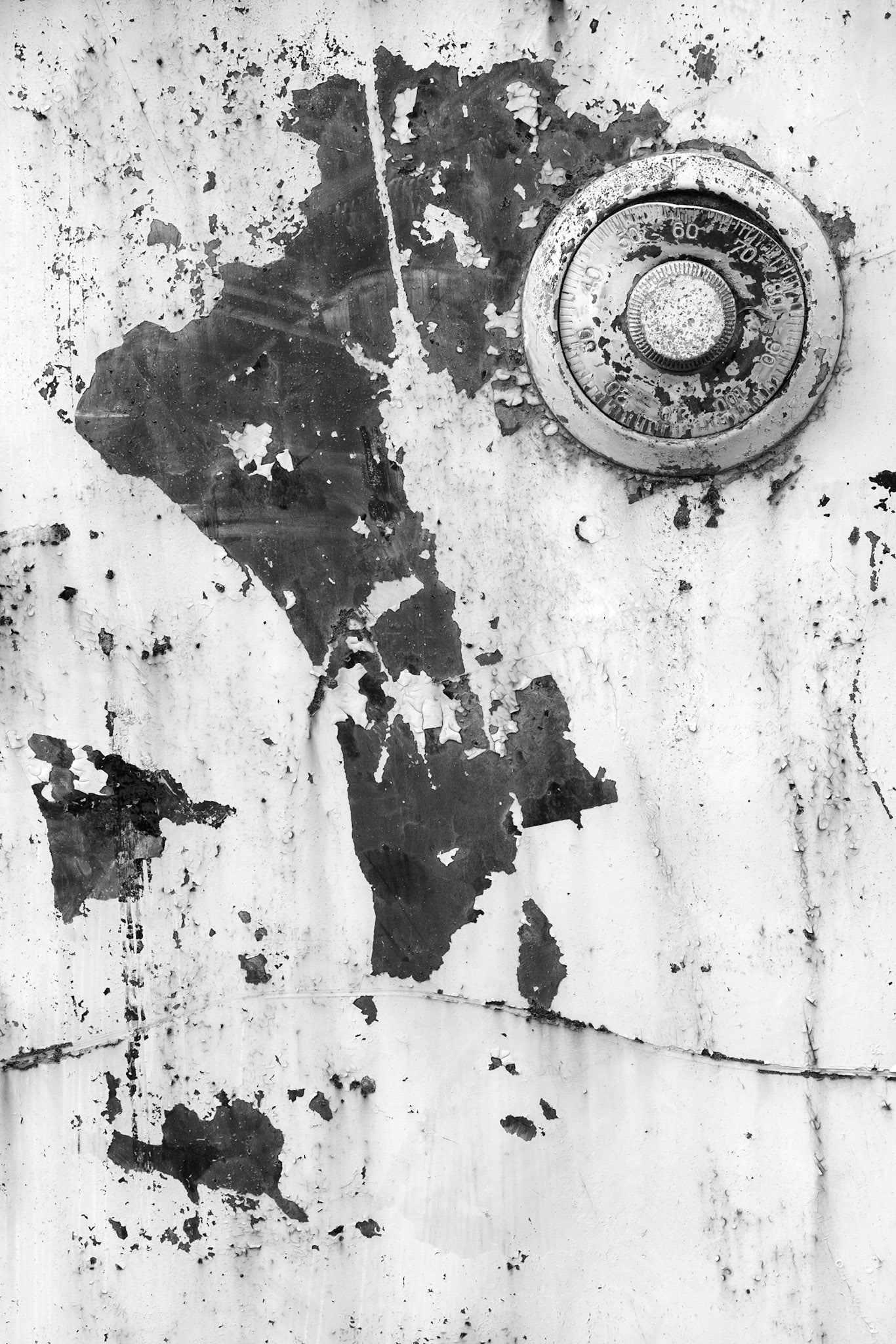 Distressed Door, Westview Cemetery, Atlanta Georgia 2013