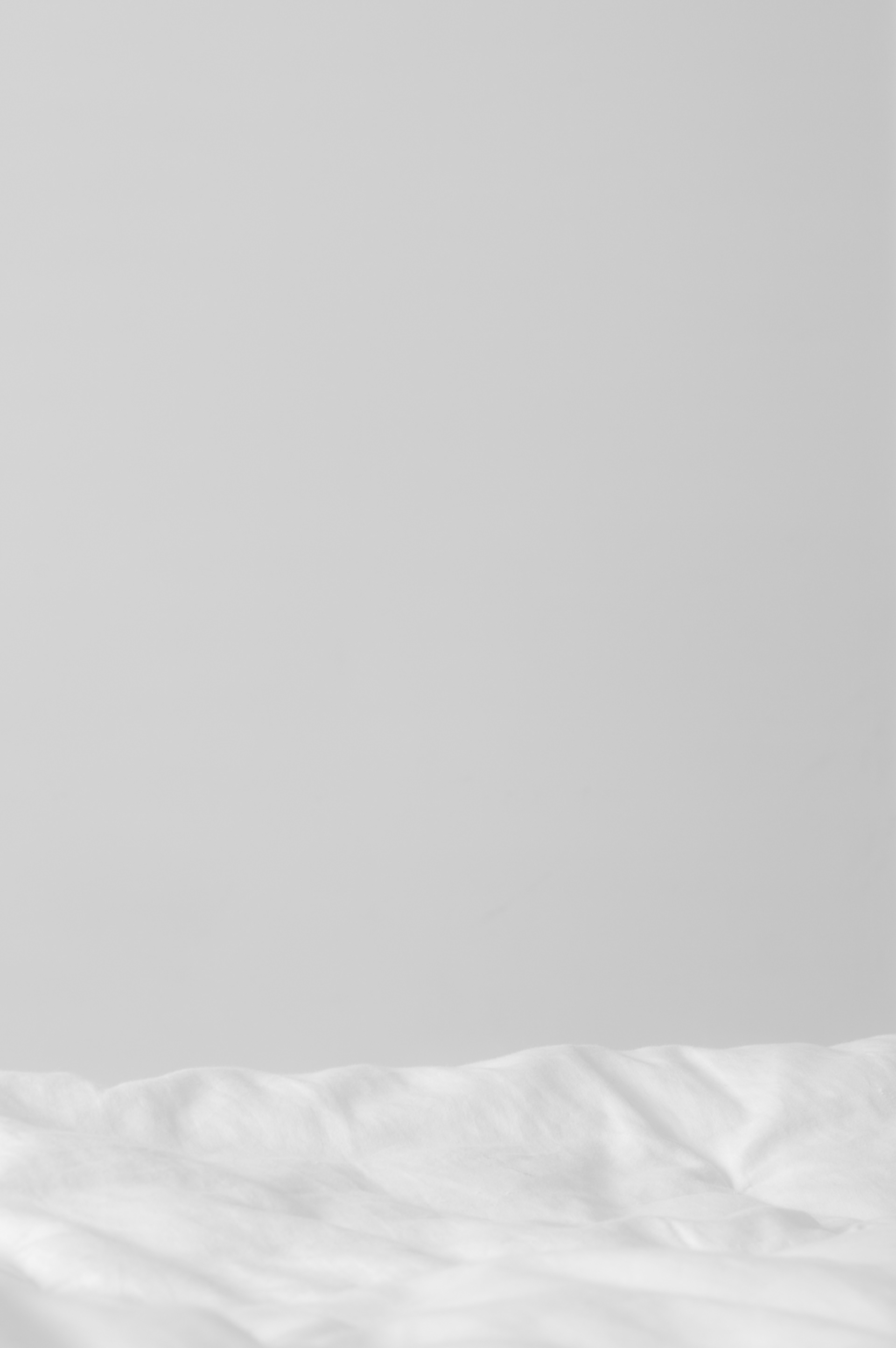 Bed Comforter as Snow Covered Landscape