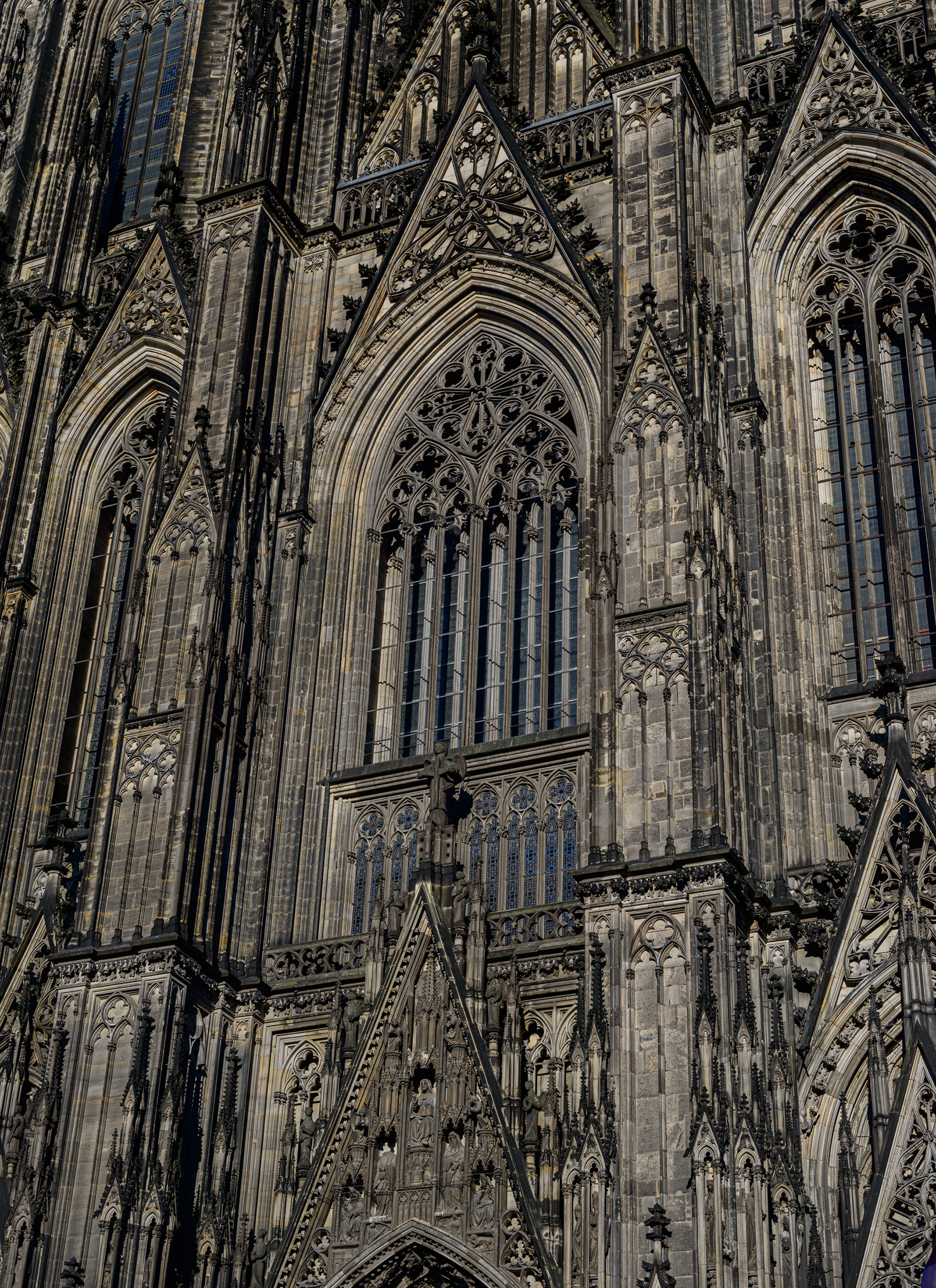 Facade, Late Afternoon Light, Cologne Cathedral, Cologne Germany