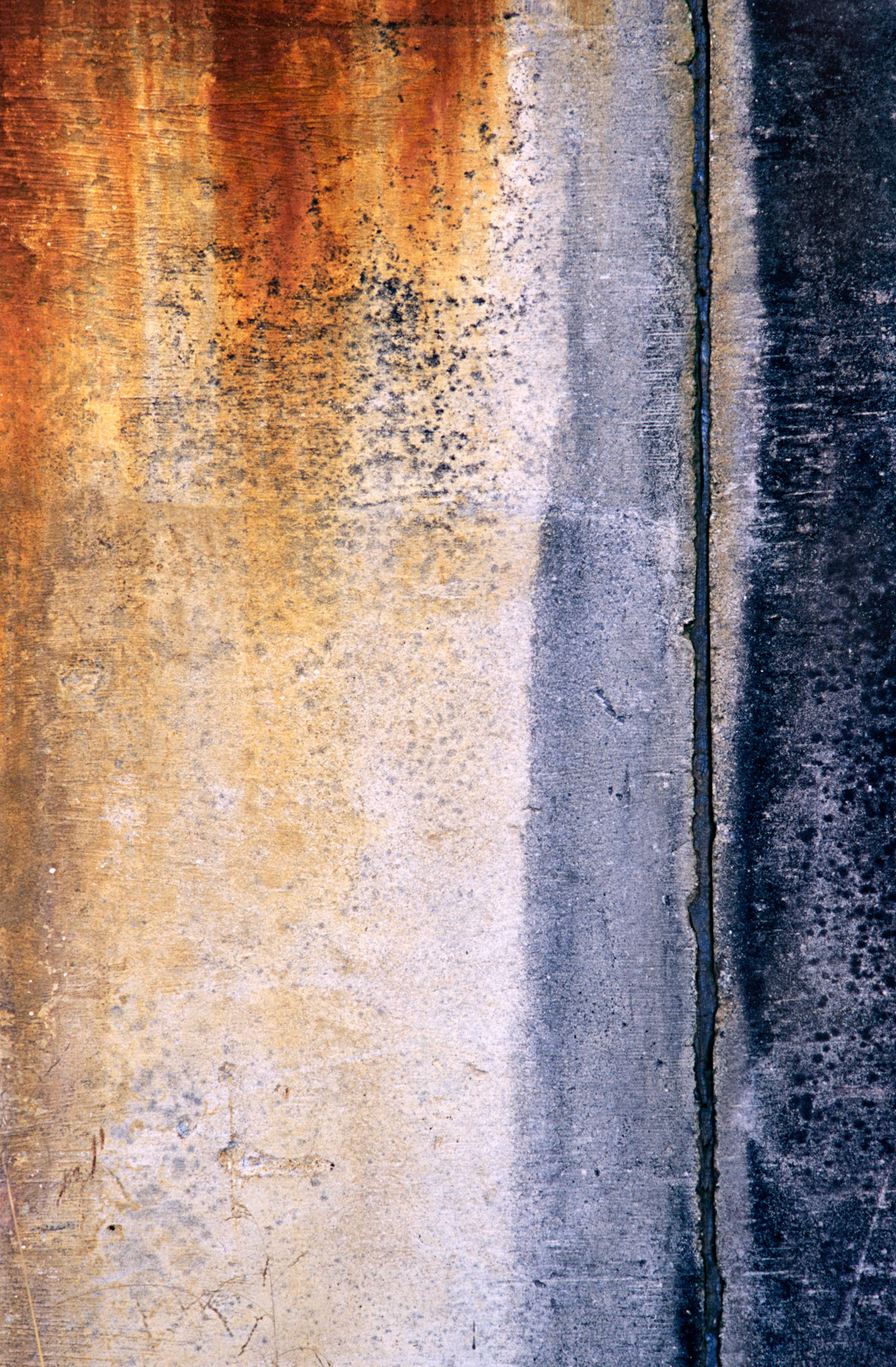 Rust and Concrete (Seam), Bennett Street, Atlanta Georgia 2004