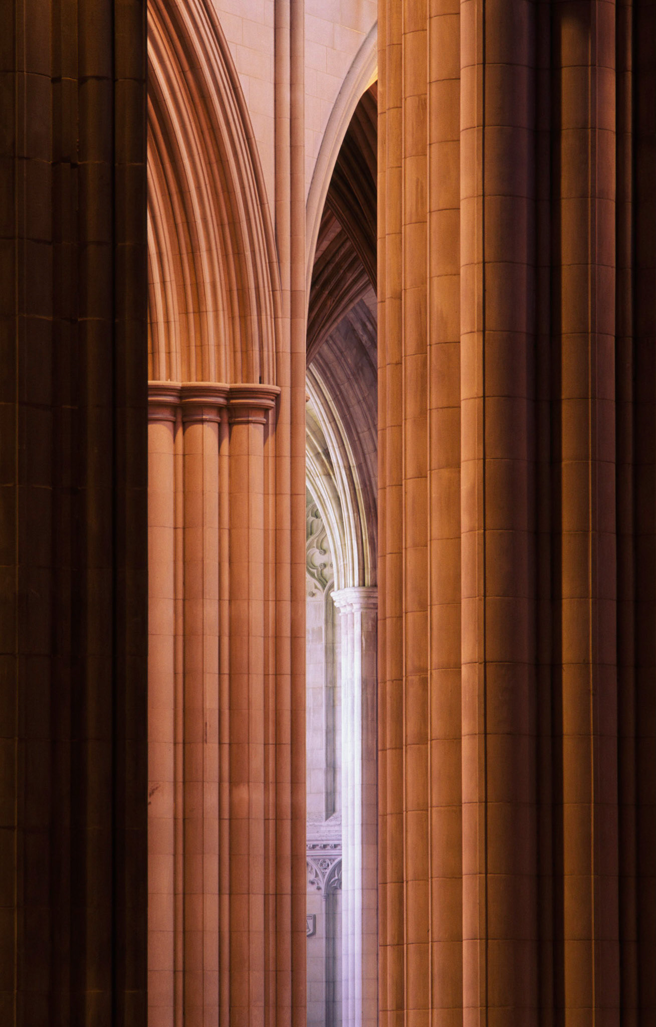 View from the North Transept, Washington National Cathedral, Washington DC 1994
