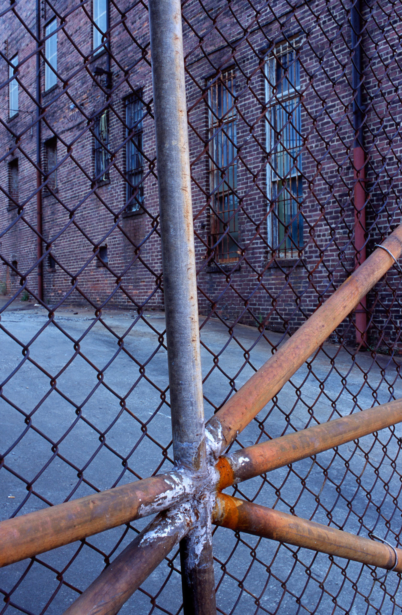 Chainlink fence, Breman Steel Company, Atlanta Georgia 2004