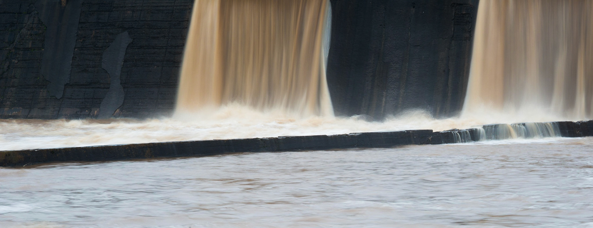 Spring Flooding at Morgan Falls Dam, Atlanta Georgia 2014