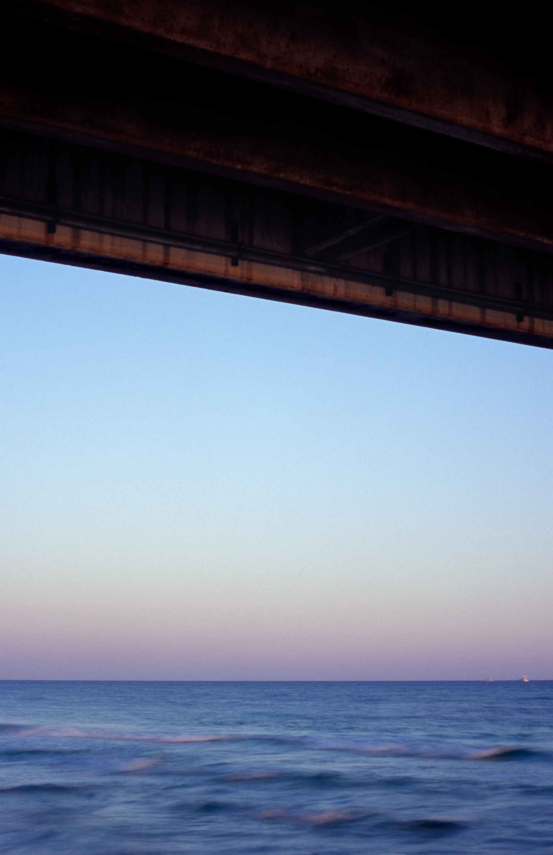 View from Beneath the Pier at Twilight, Destin Florida