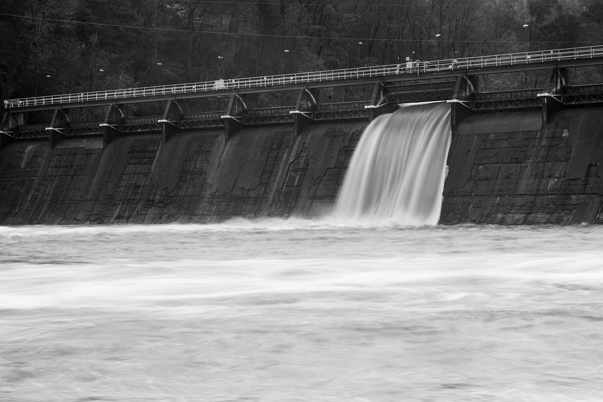 Spring Flooding at Morgan Falls Dam, Atlanta Georgia 2014