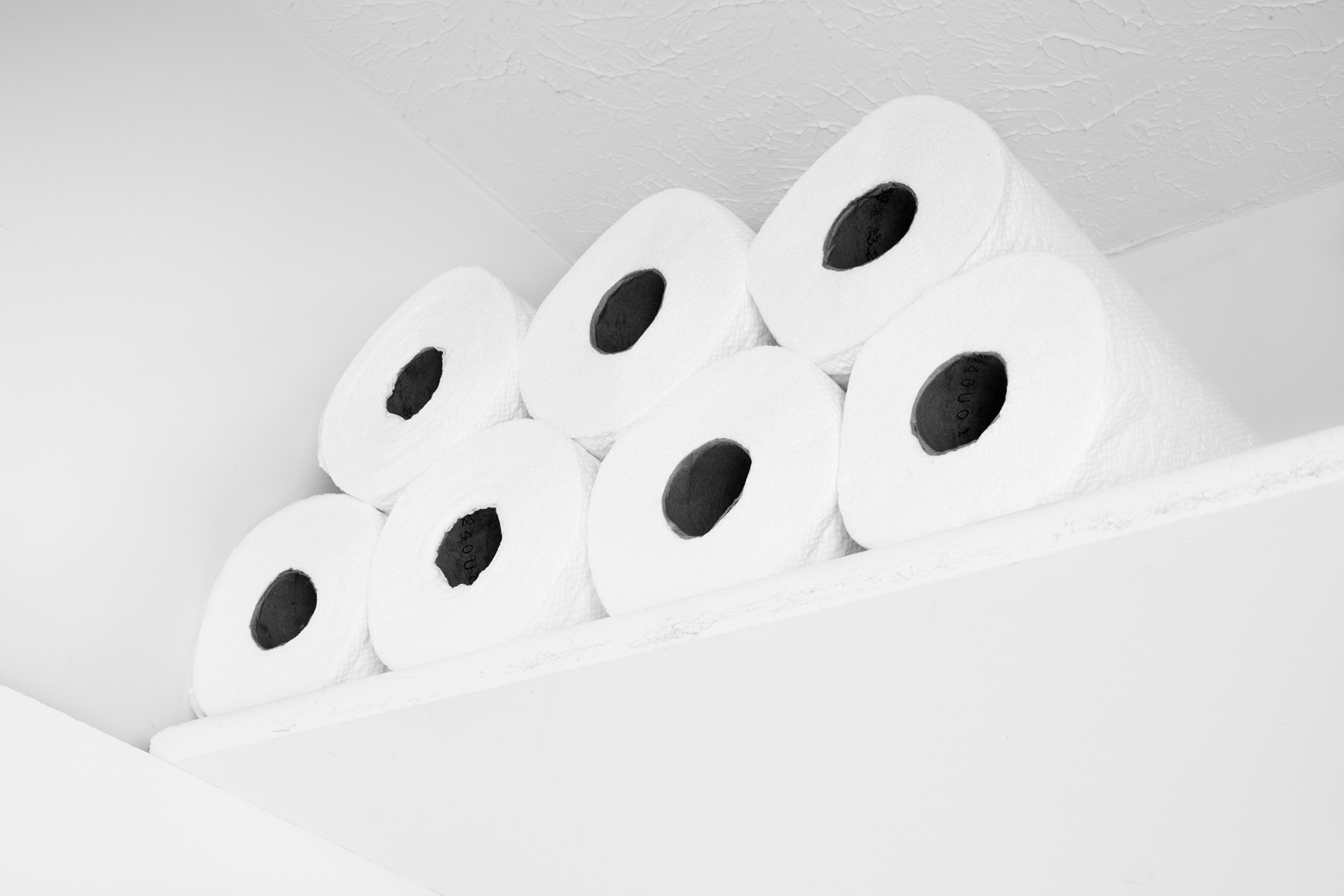 Seven Paper Towel Rolls