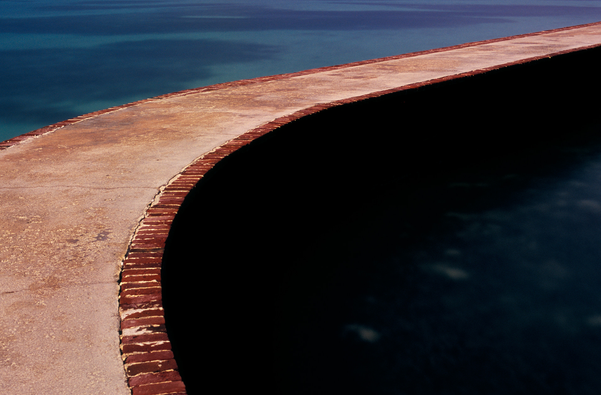 Western Seawall at Night, Fort Jefferson, Garden Key, Florida