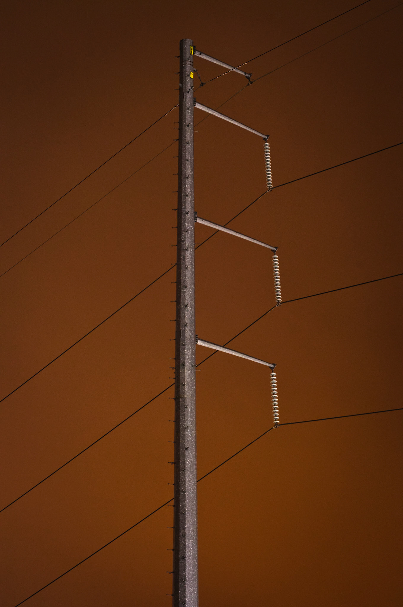 Power Pole at Night, Atlanta Georgia 2011