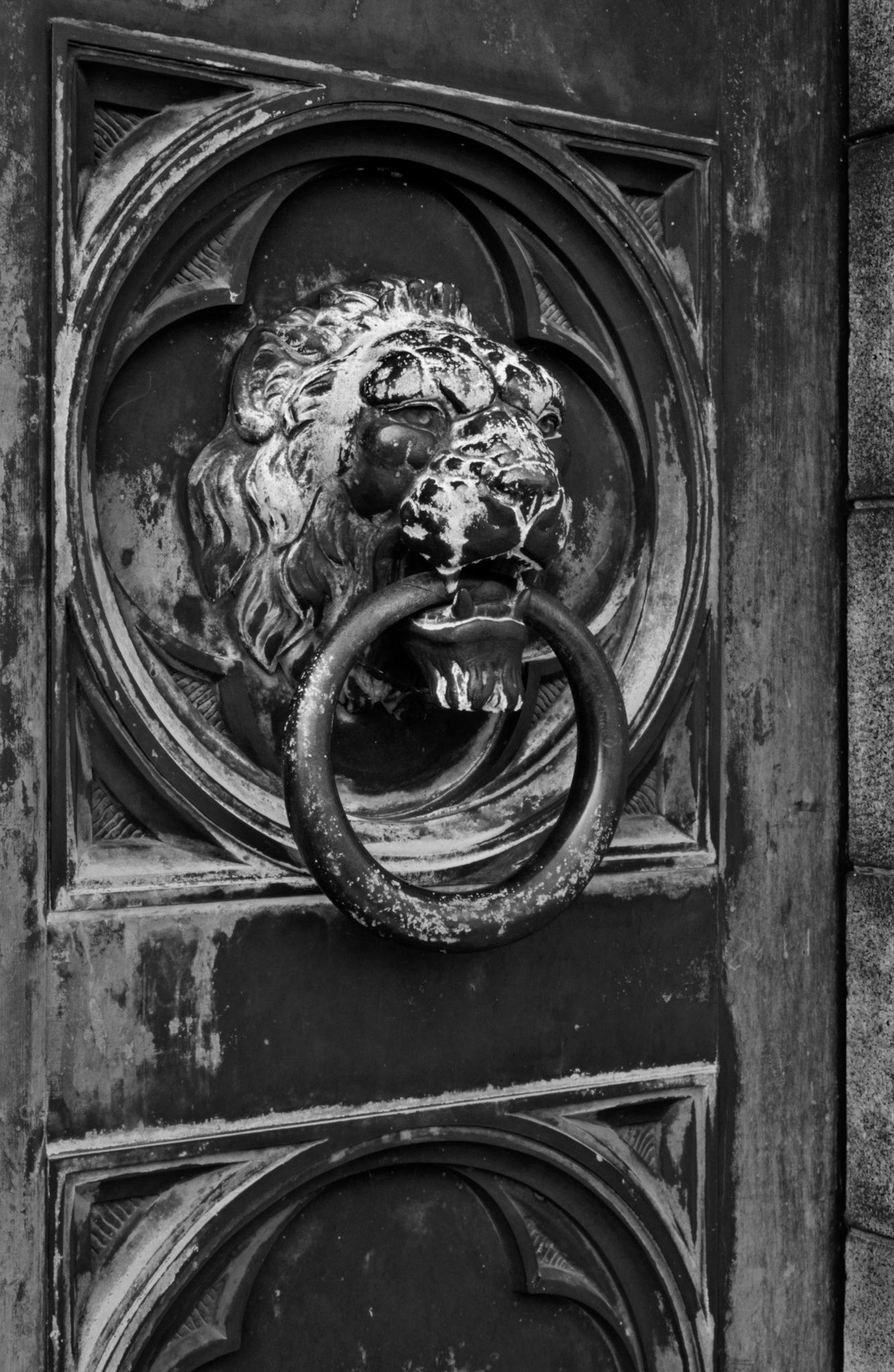 Mausoleum Door Ornament, Oakland Cemetery, Atlanta Georgia 2003