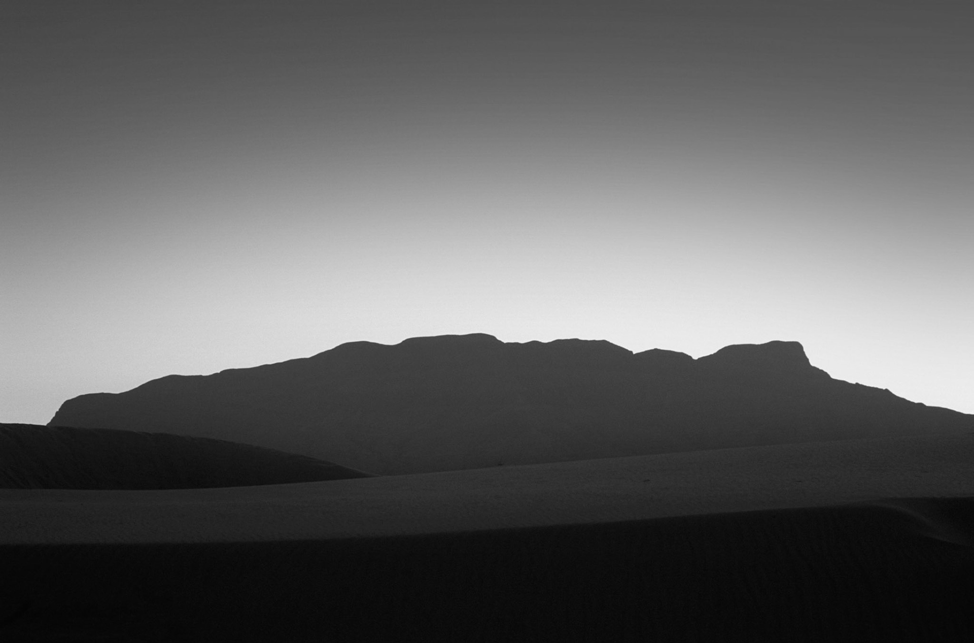 Dunes at Sunset, White Sands National Monument, New Mexico 2000