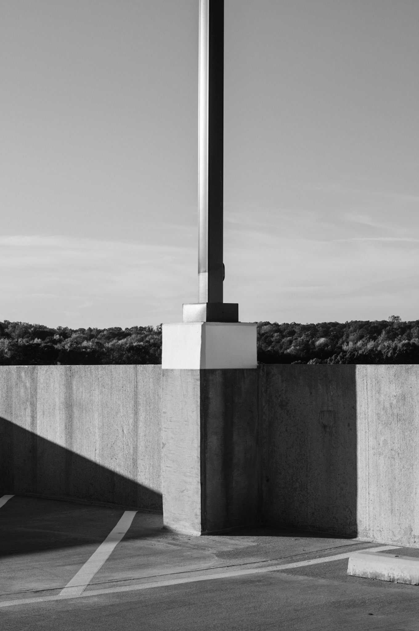 Parking Deck Detail with Tree Line, Atlanta Georgia 2010