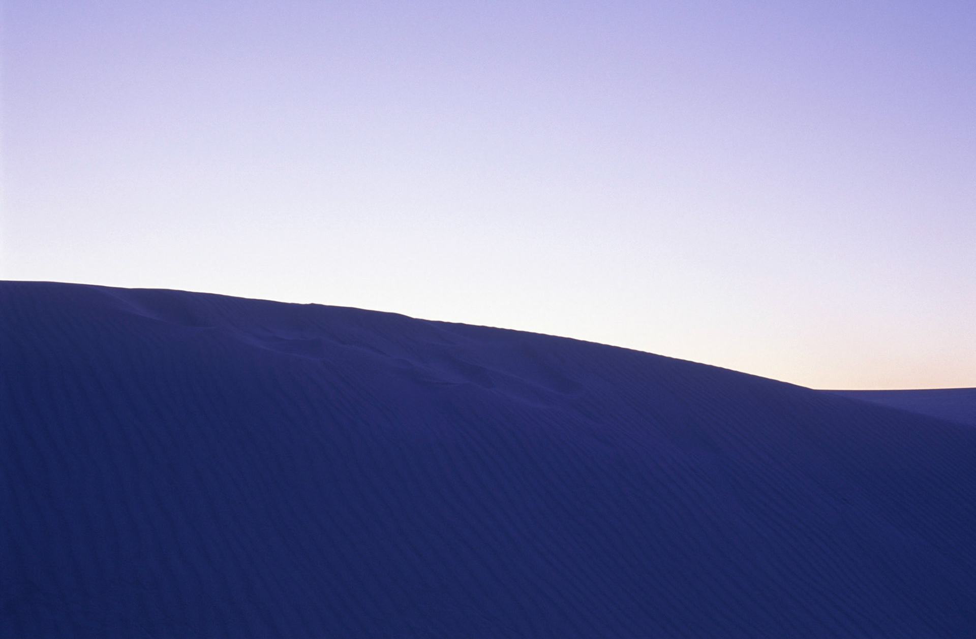 Dunes at Twilight, White Sands National Monument, New Mexico 2000