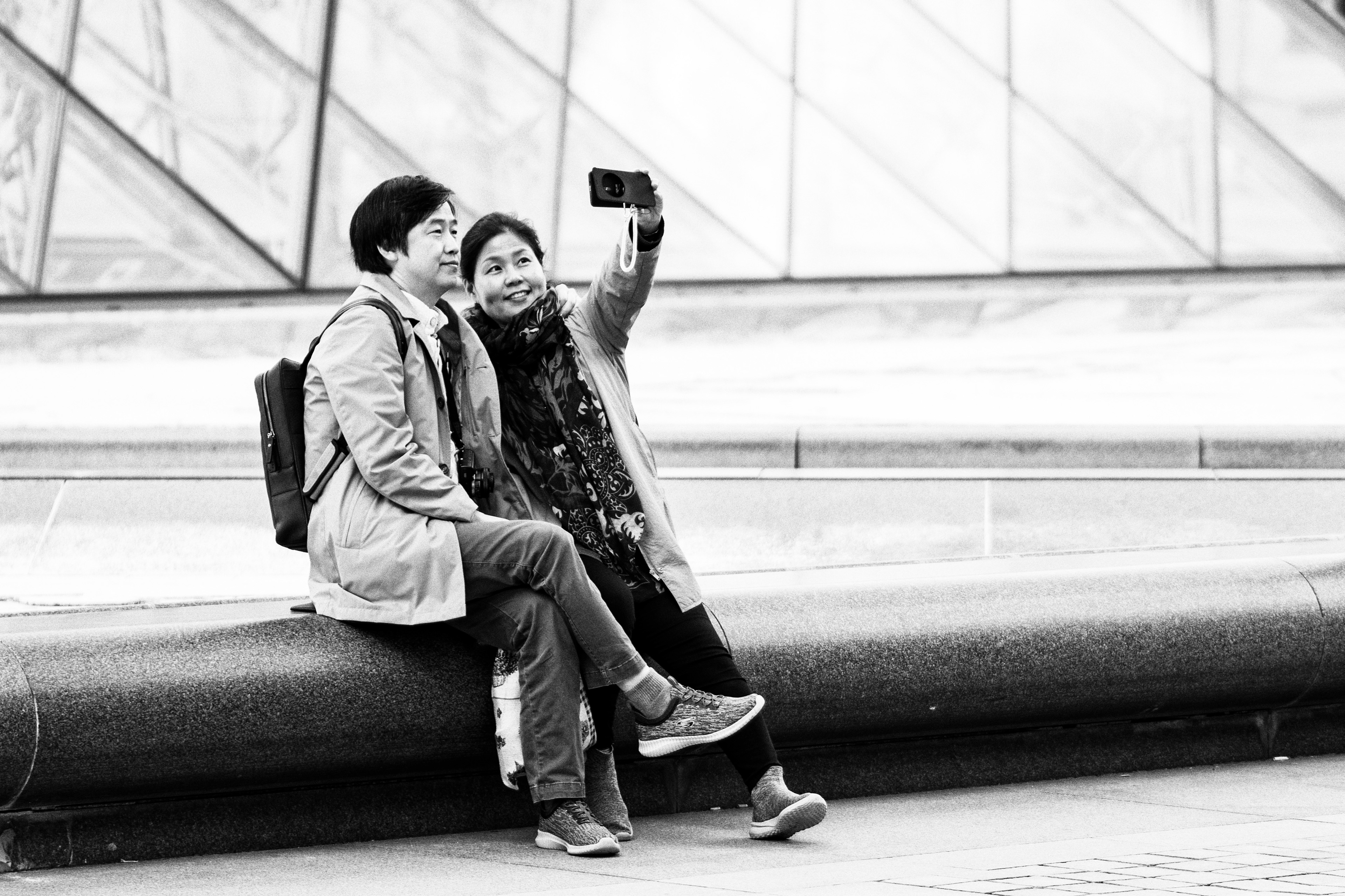 Selfie des amoureux - Paris
