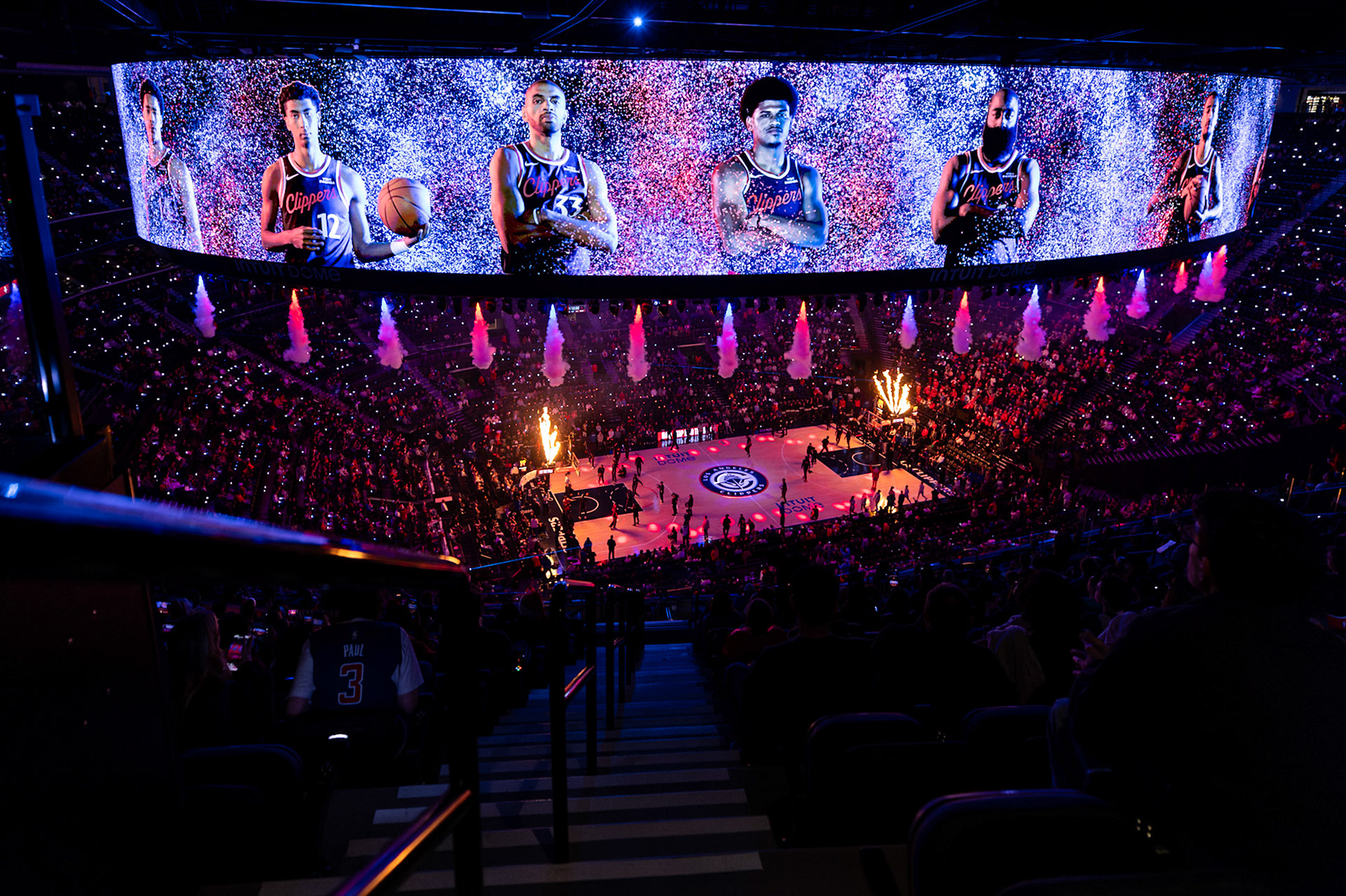 INGLEWOOD, CALIFORNIA - DECEMBER 20: YOUR_CAPTION during a game between the Los Angeles Lakers and LA Clippers at Intuit Dome on December 20, 2025, in Inglewood, California.