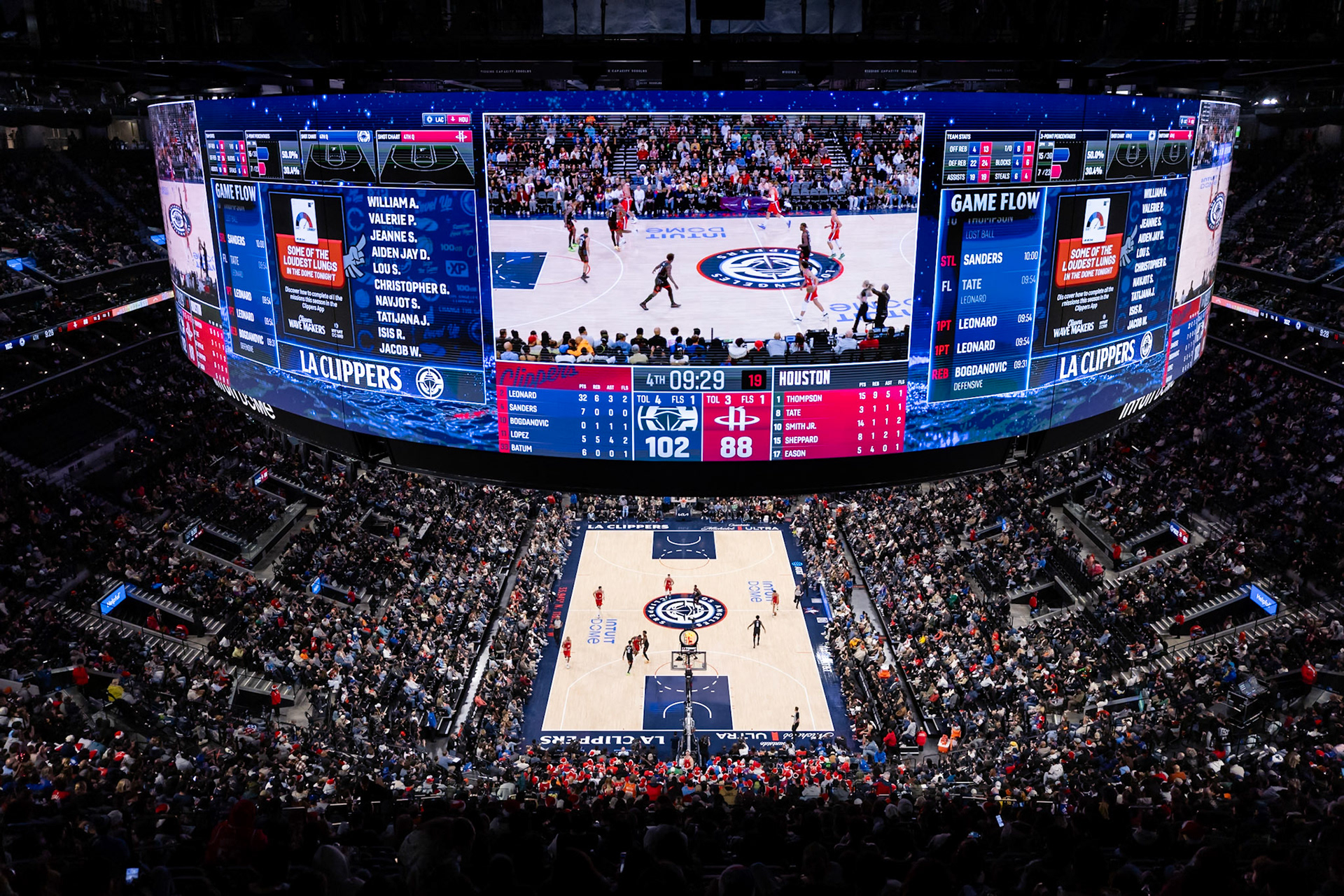 INGLEWOOD, CALIFORNIA - DECEMBER 20: YOUR_CAPTION during a game between the Los Angeles Lakers and LA Clippers at Intuit Dome on December 20, 2025, in Inglewood, California.