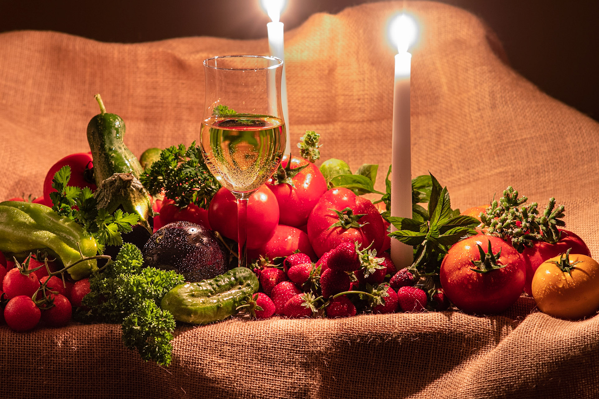 Still life from my backyard crop