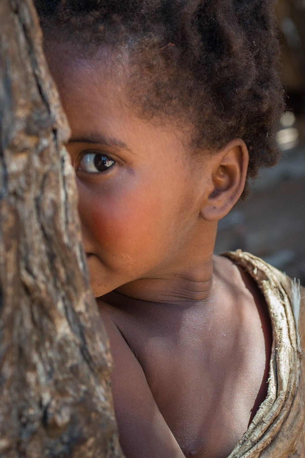 The girl of Demba tribe, Namibia.