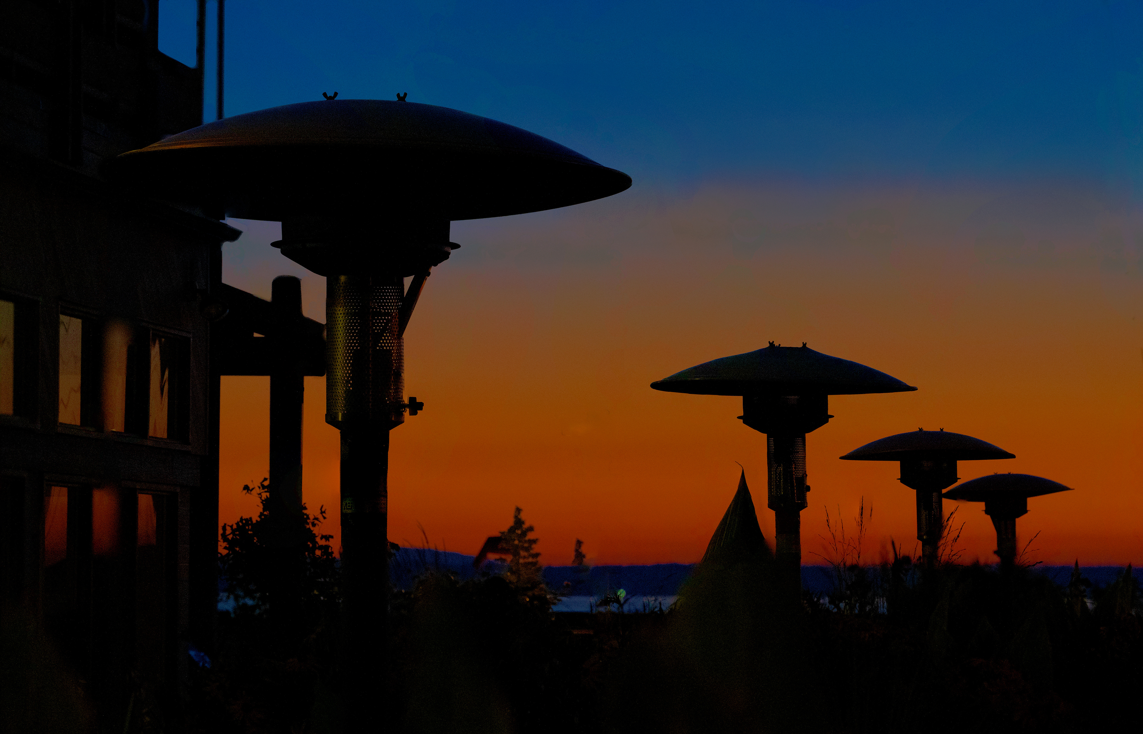 Silhouette at Sunset, Edmonds Marina