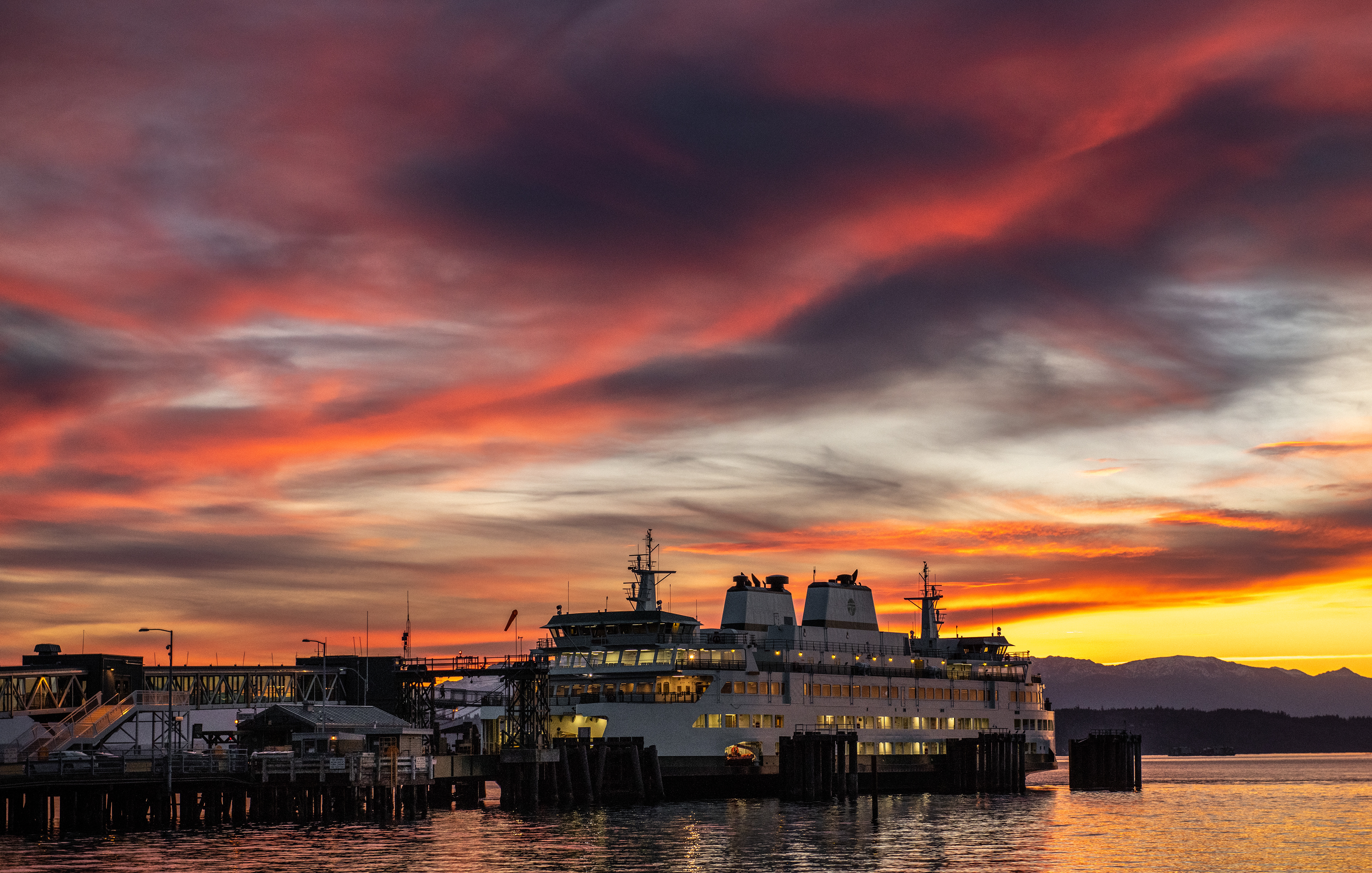 Sunset over The Ferry