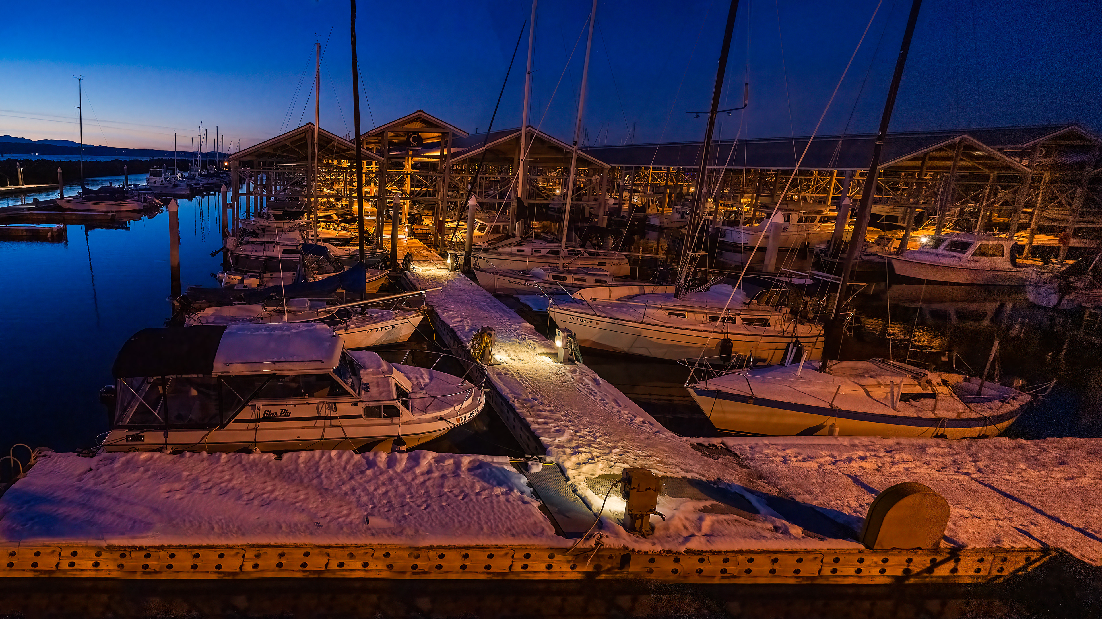 Snowy Dusk