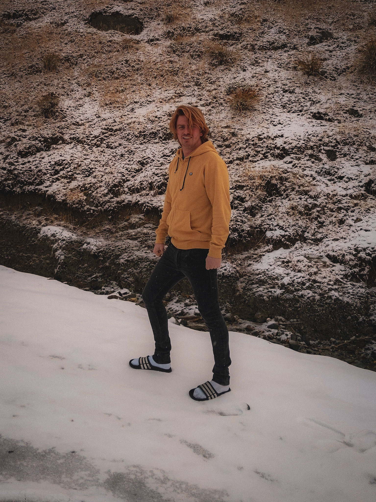 Snowy climbs