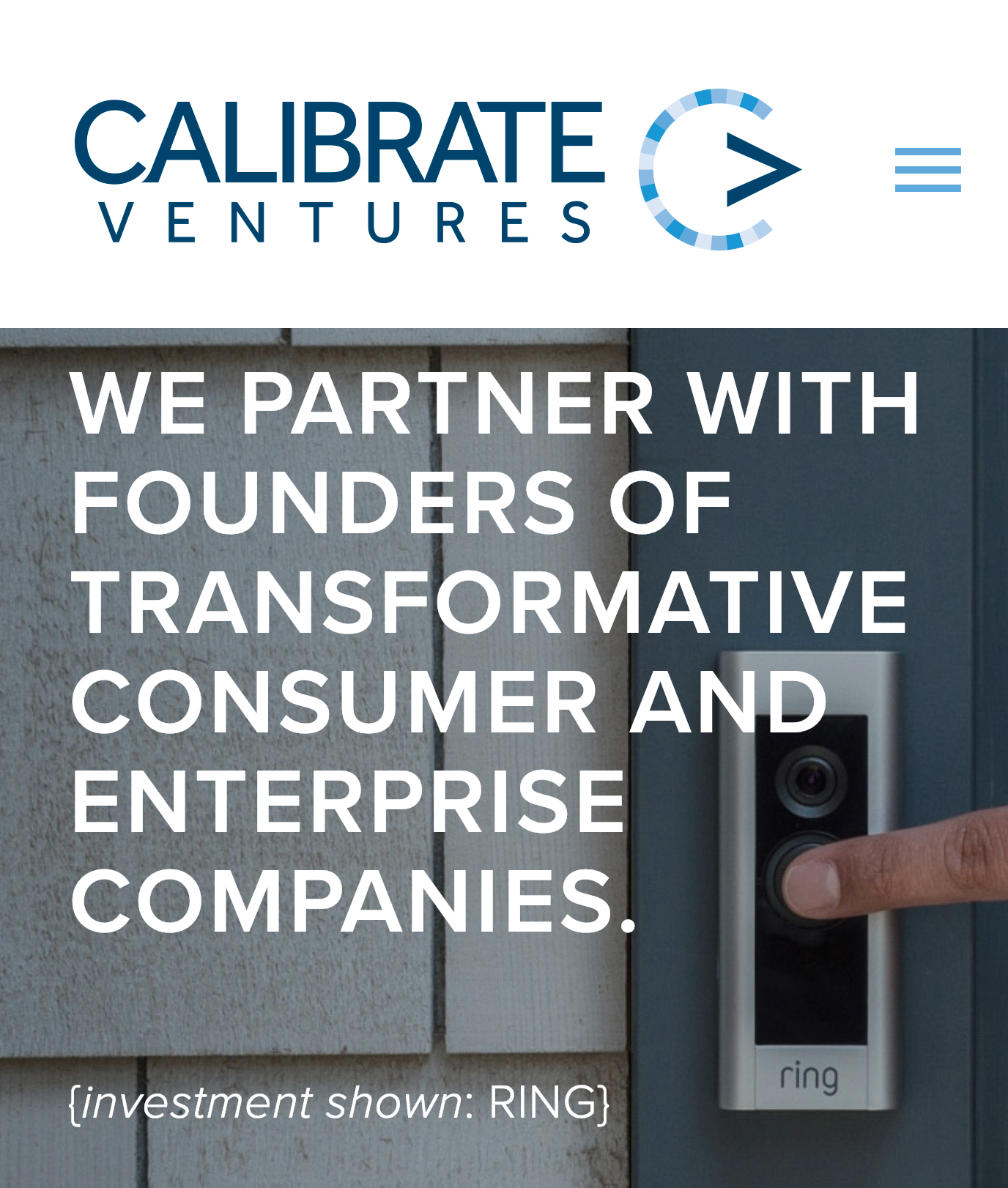 Logo for a venture capital firm