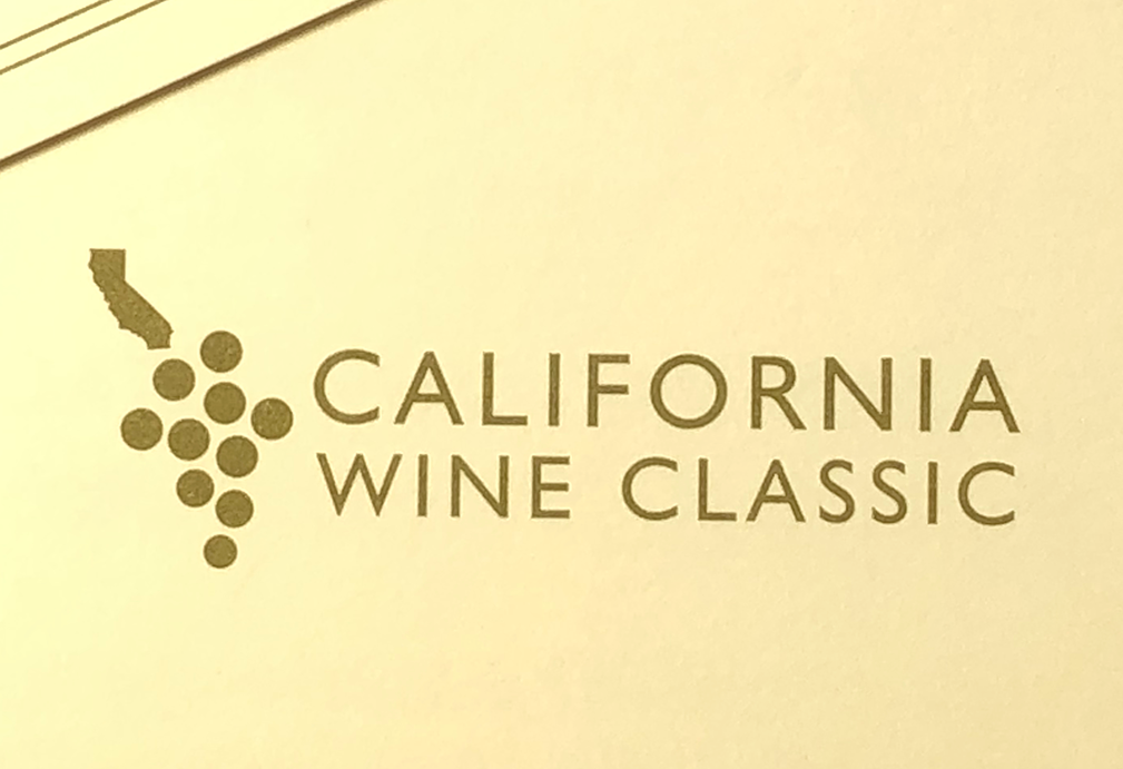 Logo for the annual Crohn's and Colitis Foundation wine event at the Ritz-Carlton