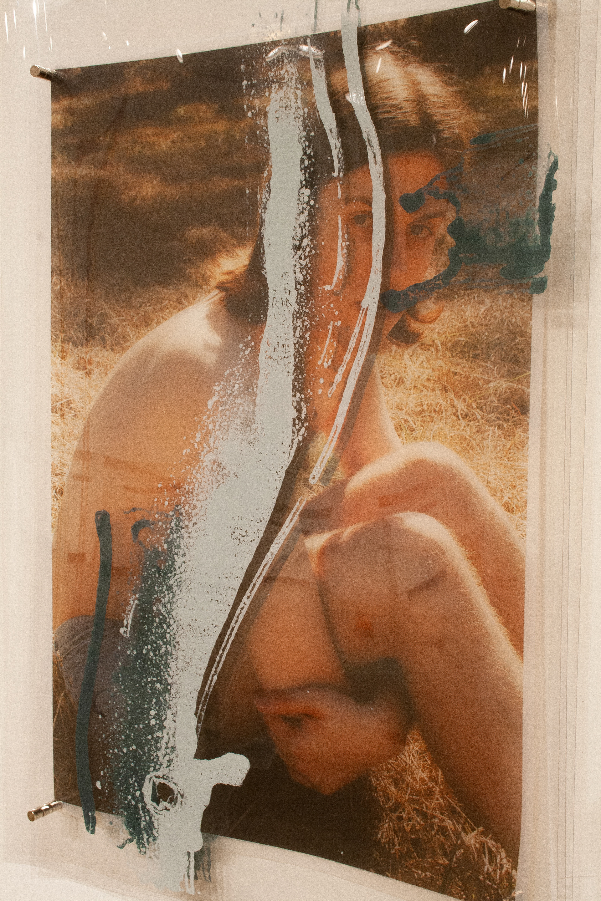 Digital photograph layered with lithograph drawing 13"x19"