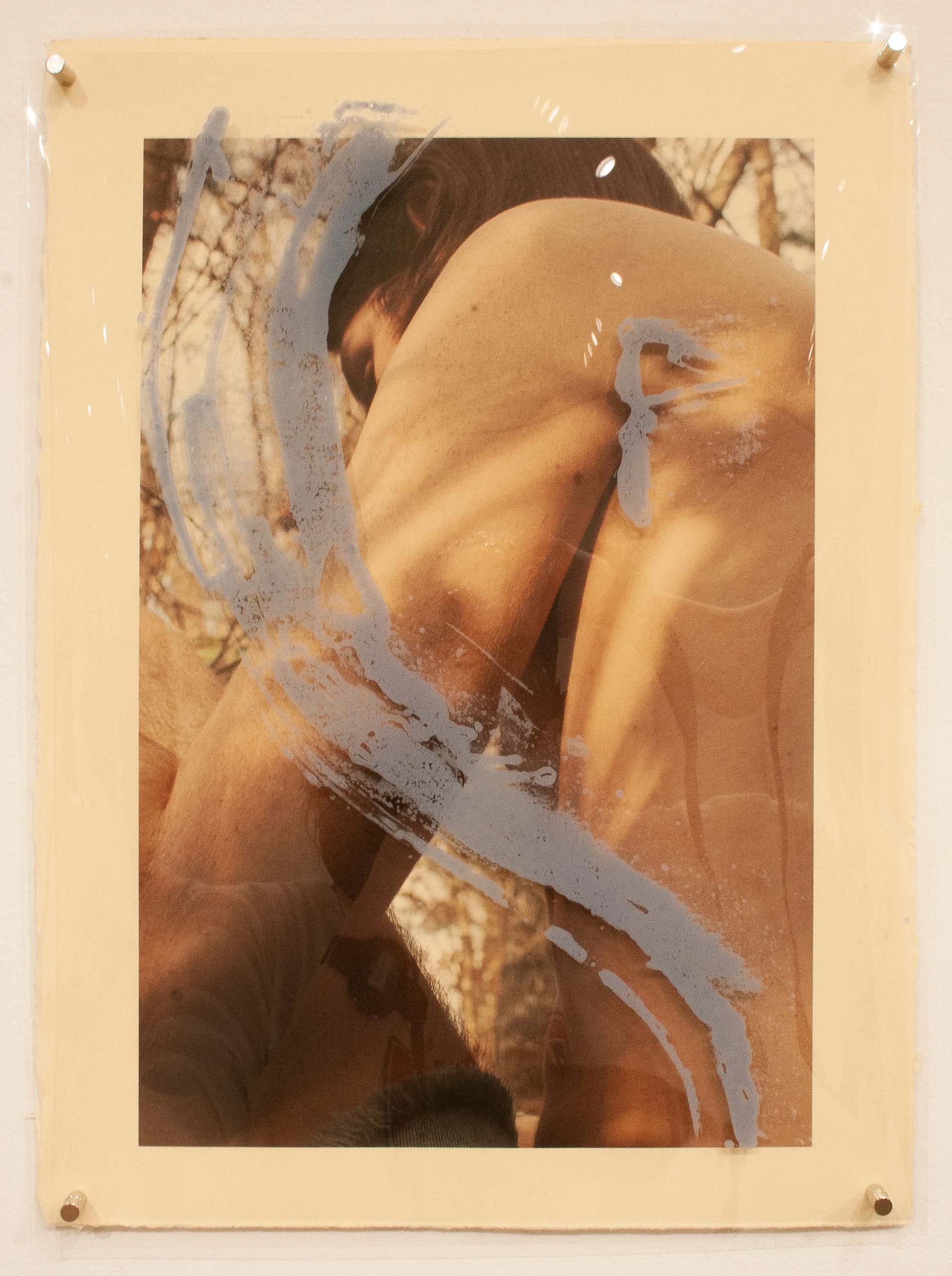 Digital photograph layered with lithograph drawing 11"x17"