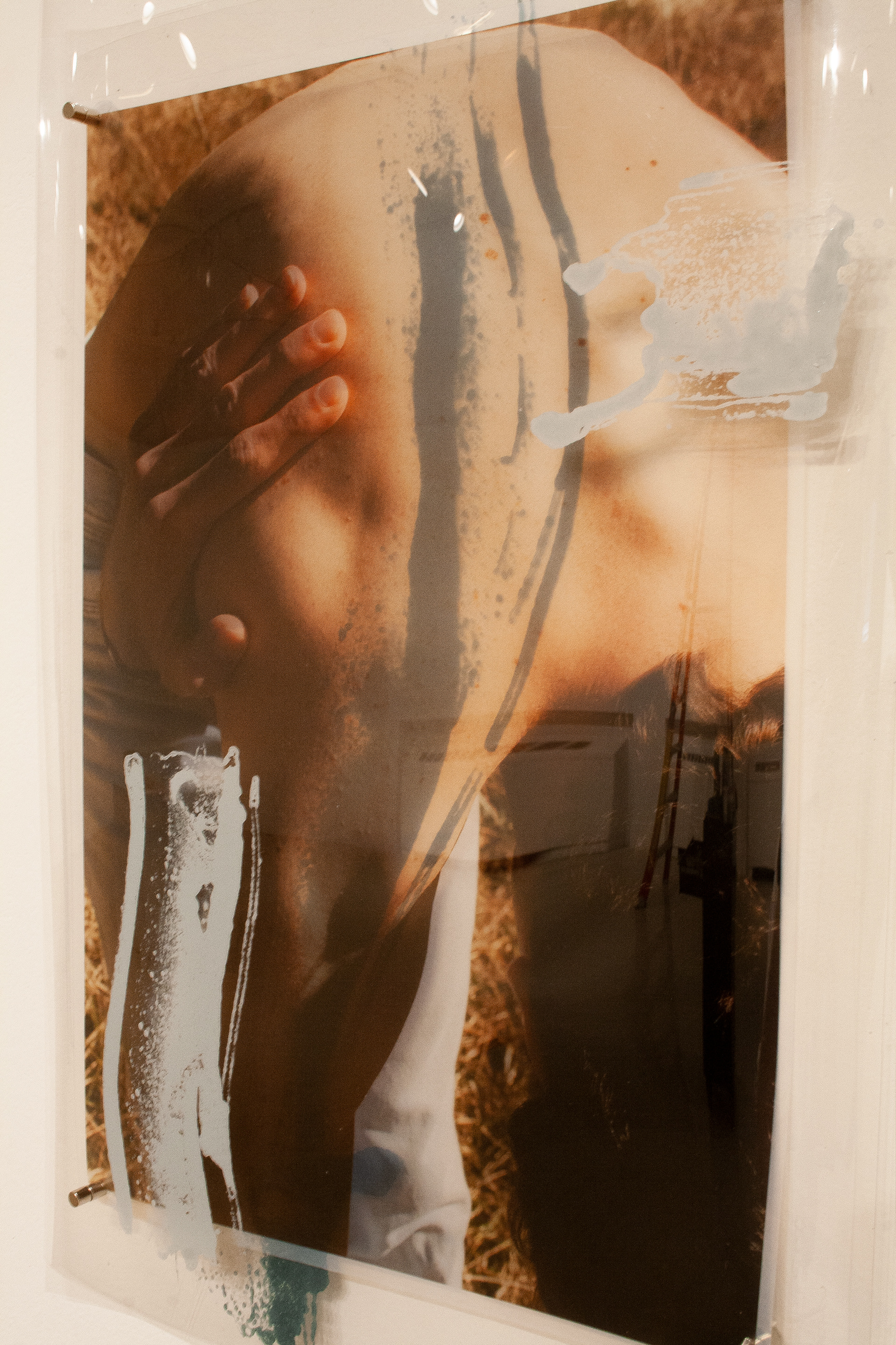 Digital photograph layered with lithograph drawing 13"x19"