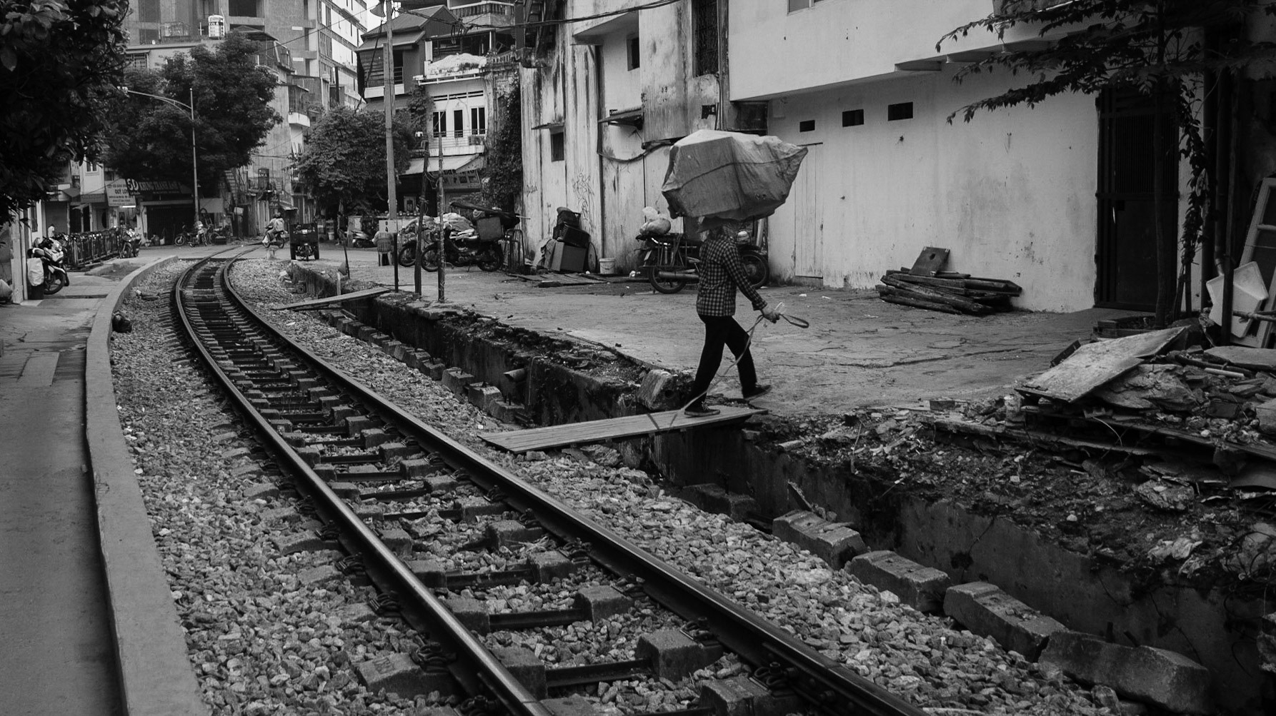 French Quarter Rail Line, Hanoi, Vietnam