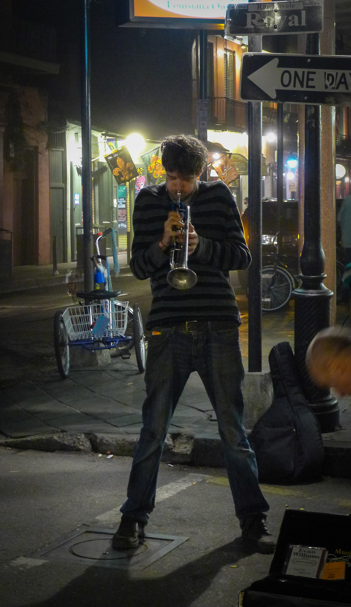 Rue Royal Horn Player