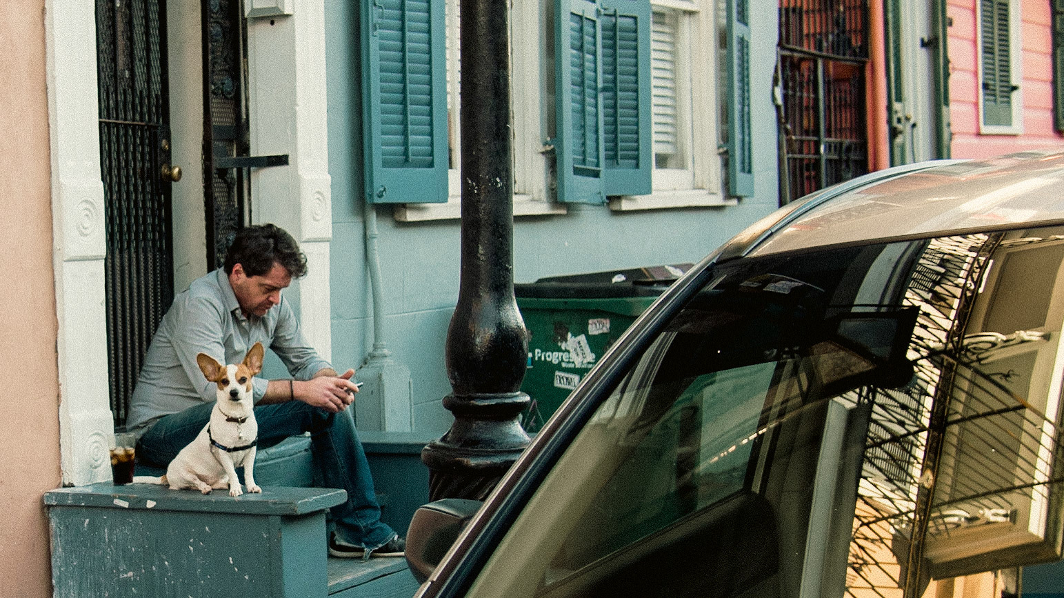 Bourbon Street Dog, French Quarter, New Orleans, LA