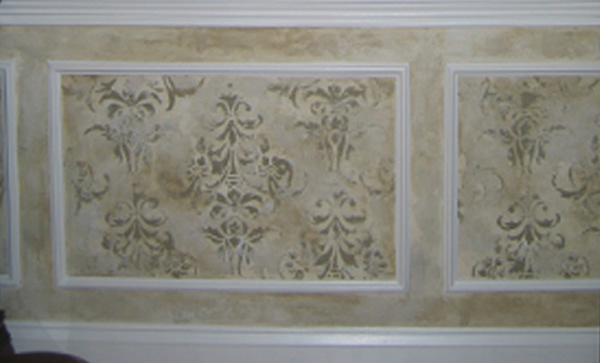 Raised Design below chair rail