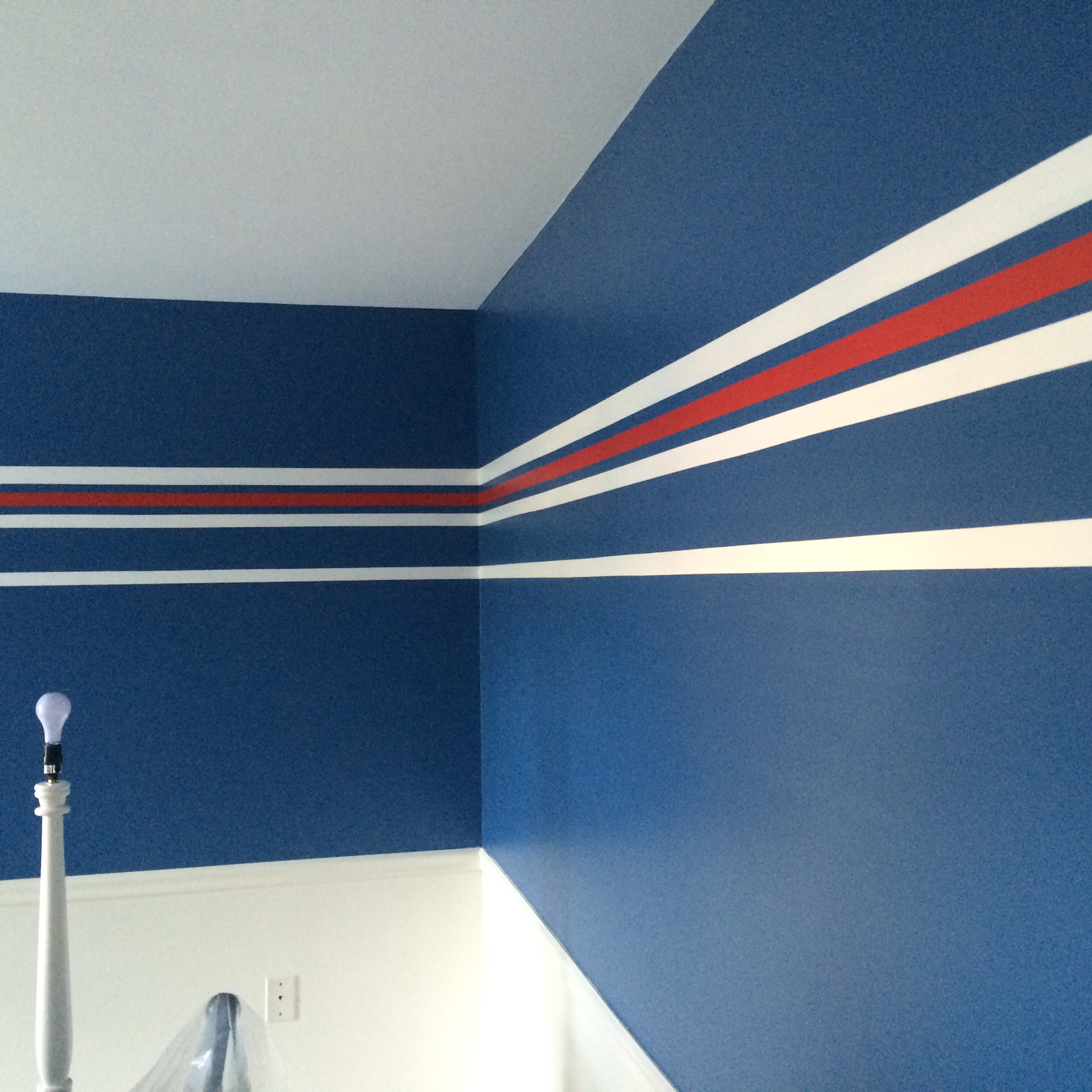 Boy Bedroom Stripes