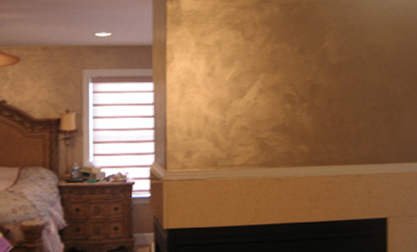 Metallic Glaze Bedroom
