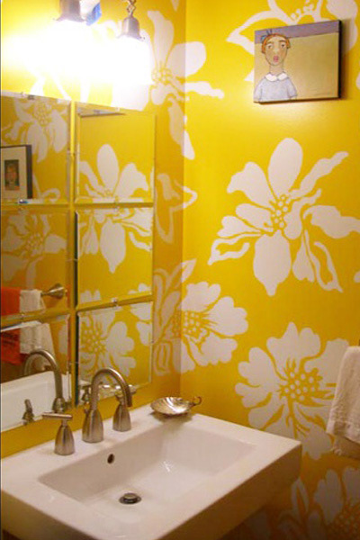 Custom Floral Stencil