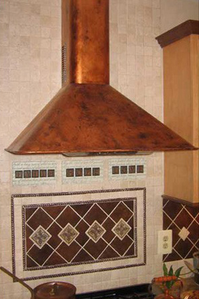 Copper Leaf Rangehood