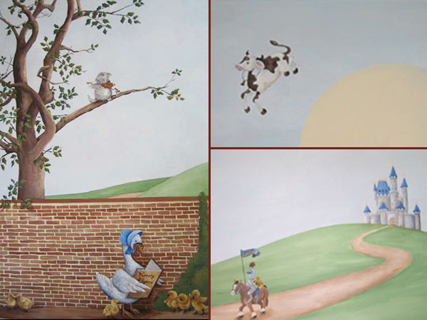 Nursery Rhyme Mural 