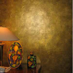Gold Leaf Wall