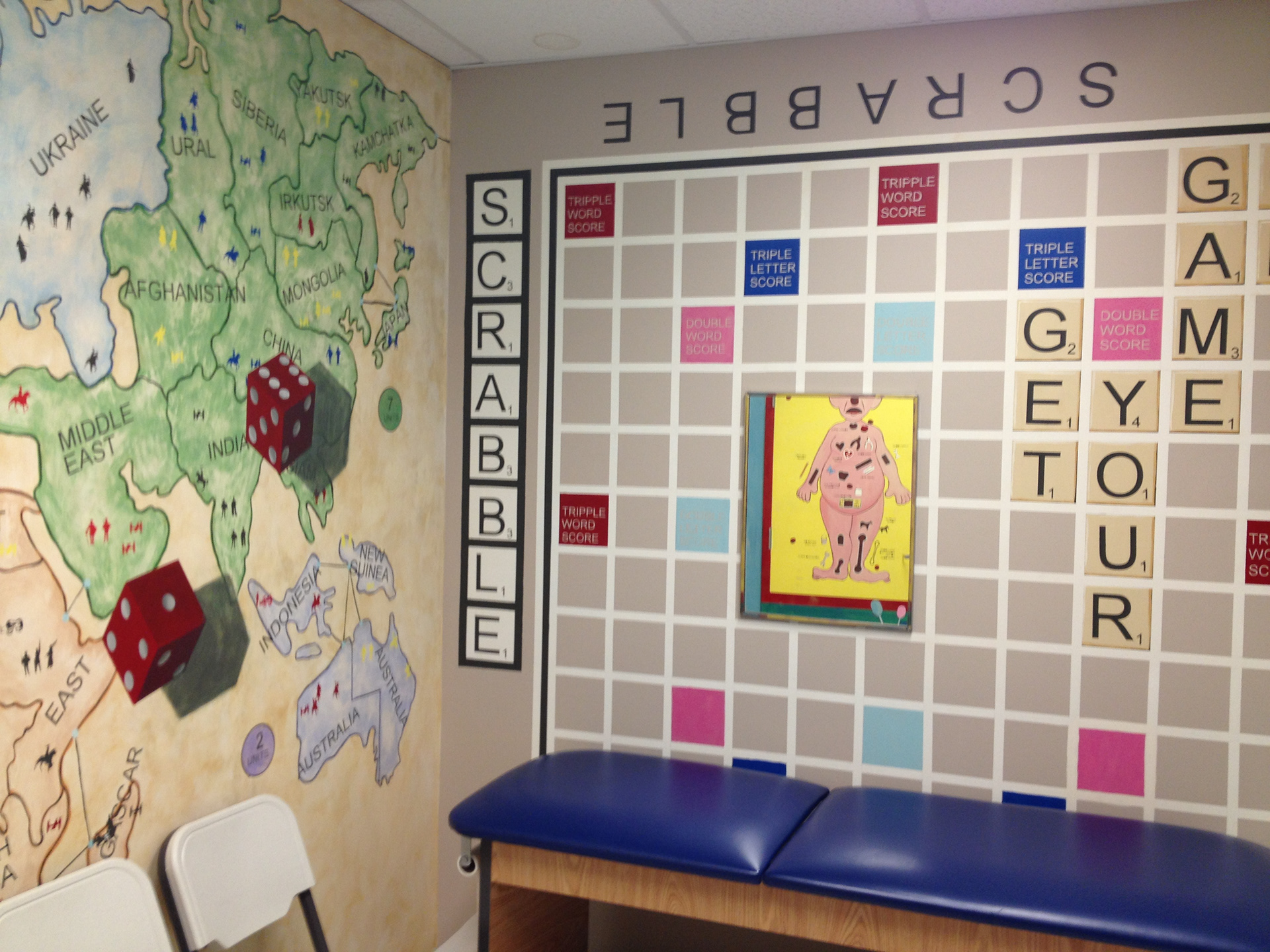 Scrabble Mural