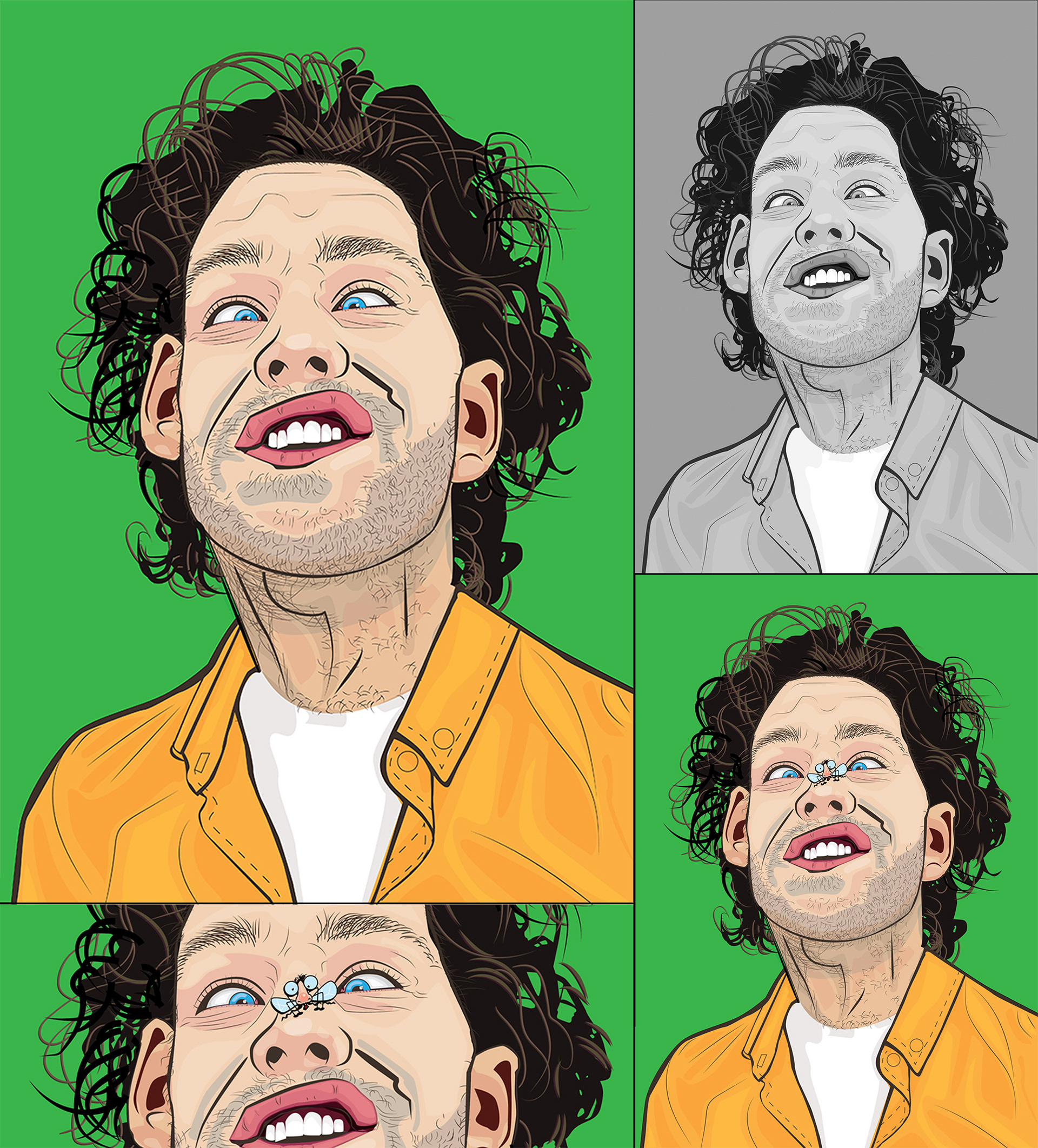 Graphic Art Portrait