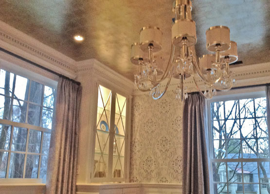 Silver Leaf Ceiling