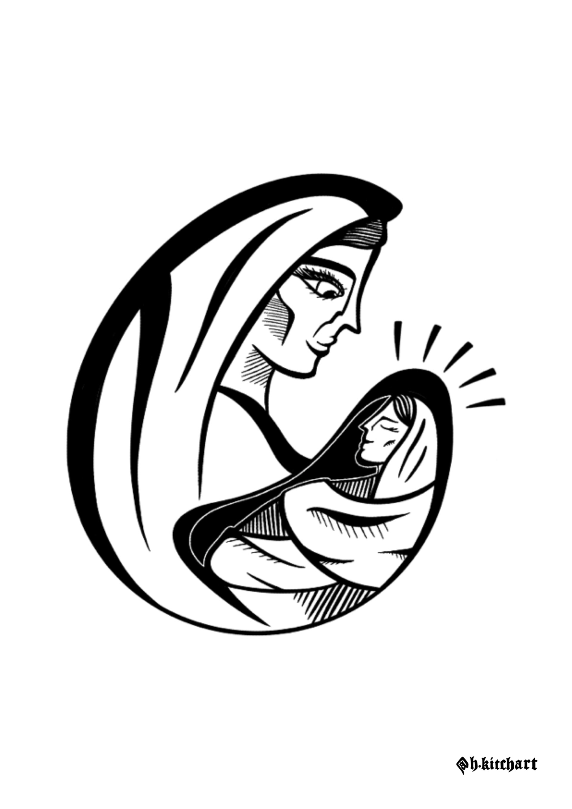 "Demeter and Persephone" - Digital Print